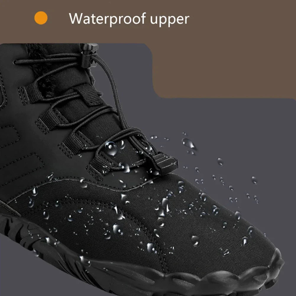 Winter Warm Jogging Sneakers Women Men Rubber Running