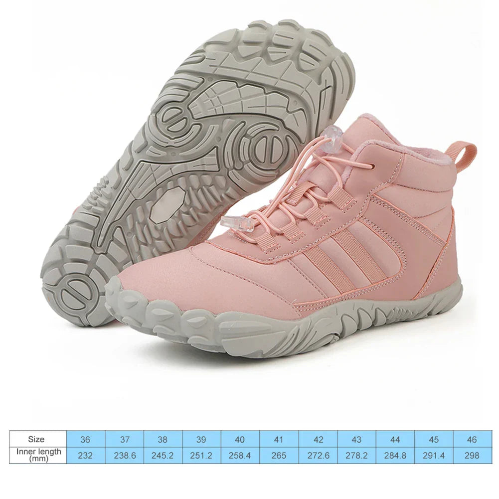 Winter Warm Jogging Sneakers Women Men Rubber Running