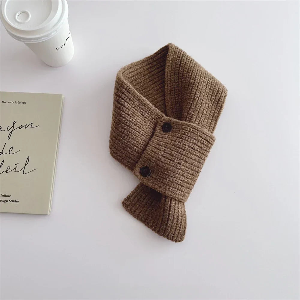 Winter boys girls fashion Korean style solid color