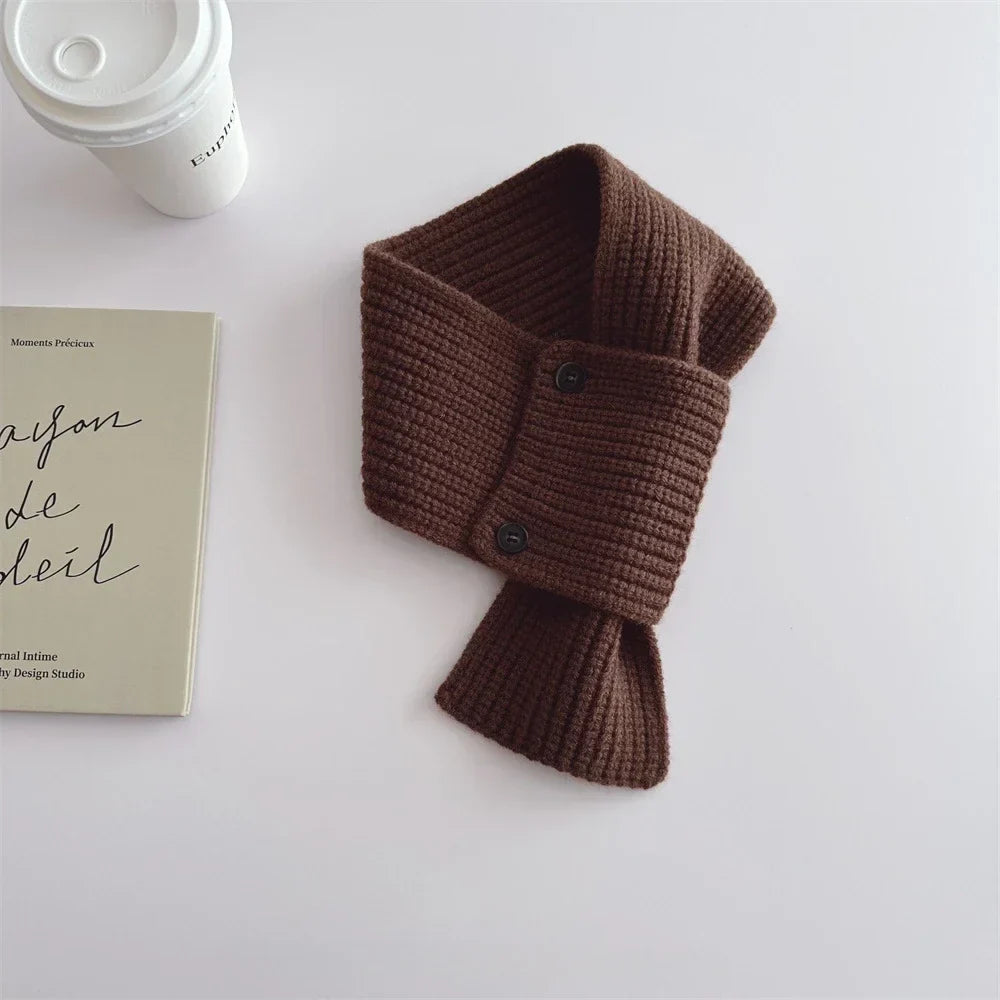 Winter boys girls fashion Korean style solid color