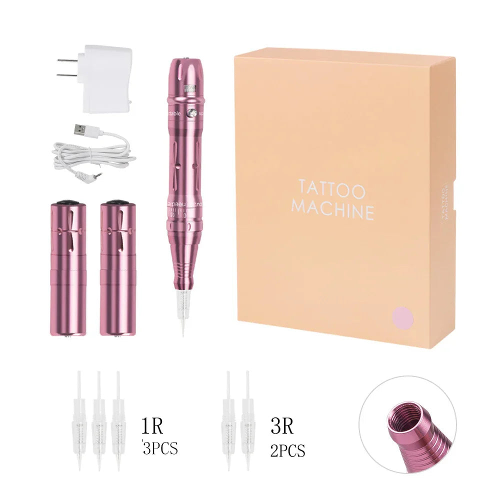 Wireless Permanent Makeup Machine Kit Micropigmentation Microblading Pen
