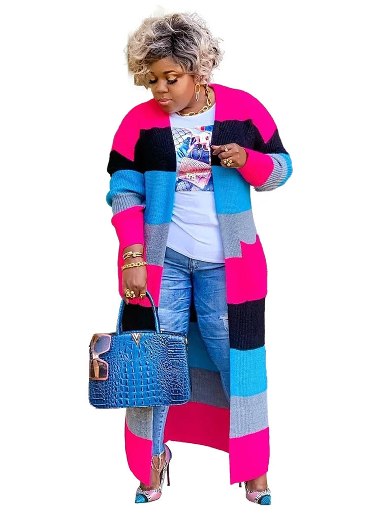 Wmstar Plus Size Outwear Women Cardigans Fall Winter