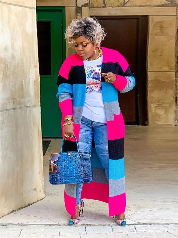 Wmstar Plus Size Outwear Women Cardigans Fall Winter