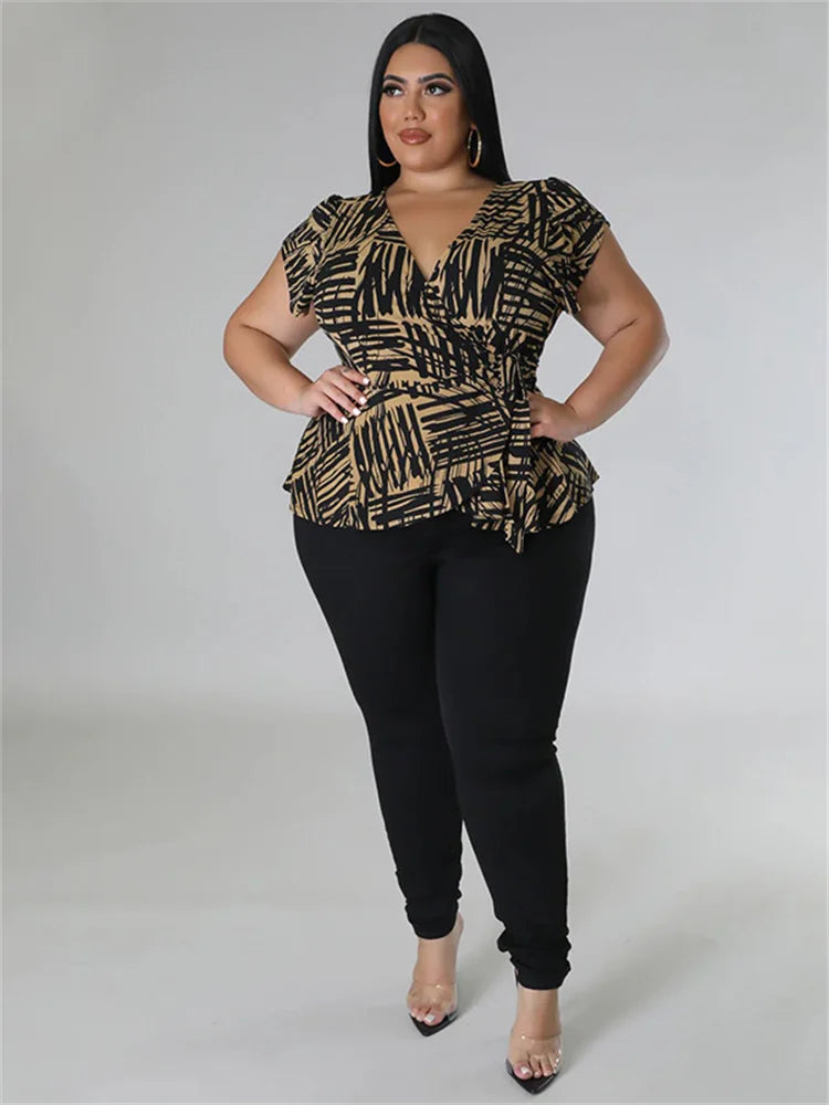 Wmstar Plus Size Two Piece Outfits Pants Sets