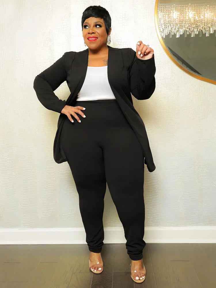 Wmstar Plus Size Two Piece Outfits Women Matching