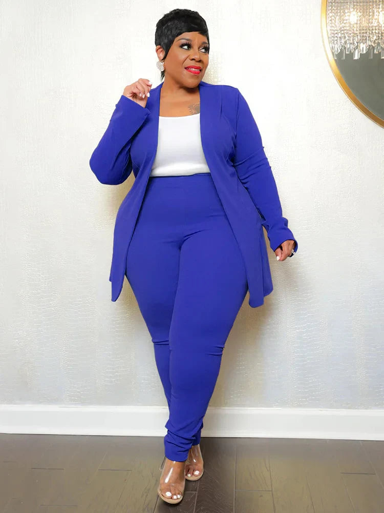 Wmstar Plus Size Two Piece Outfits Women Matching