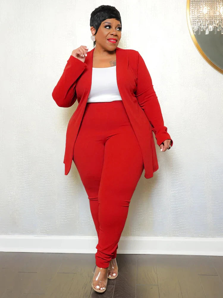 Wmstar Plus Size Two Piece Outfits Women Matching