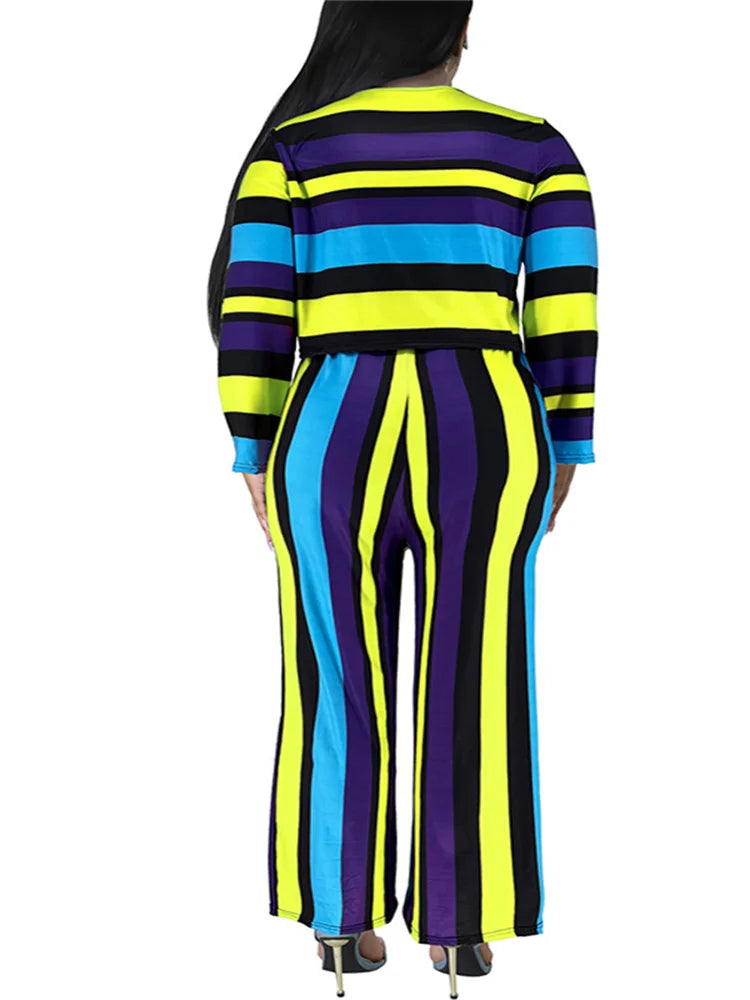 Wmstar Plus Size Two Piece Women Clothing Long