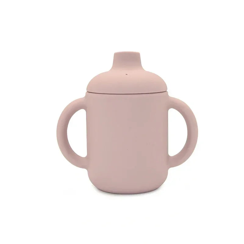 Wolife Baby Silicone Sippy Cup Baby Learning Drinking