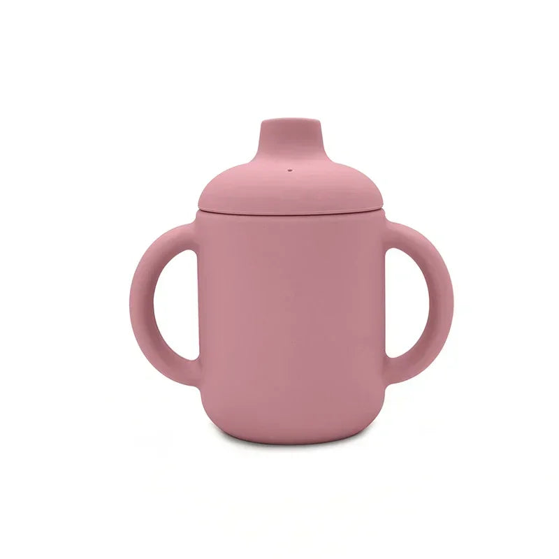 Wolife Baby Silicone Sippy Cup Baby Learning Drinking