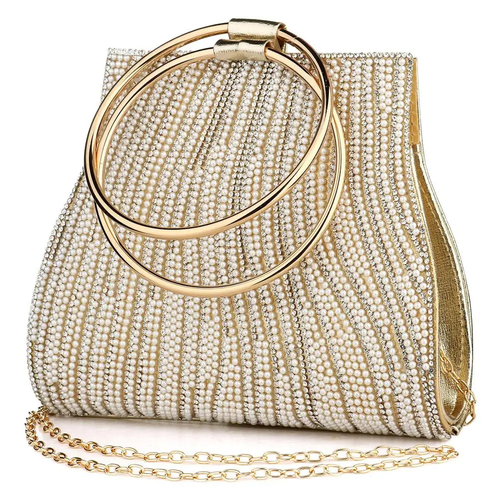 Woman Evening Bag Diamond Rhinestone Clutch Crystal Day