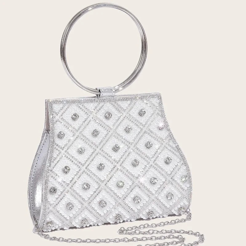 Woman Evening Bag Diamond Rhinestone Clutch Crystal Day