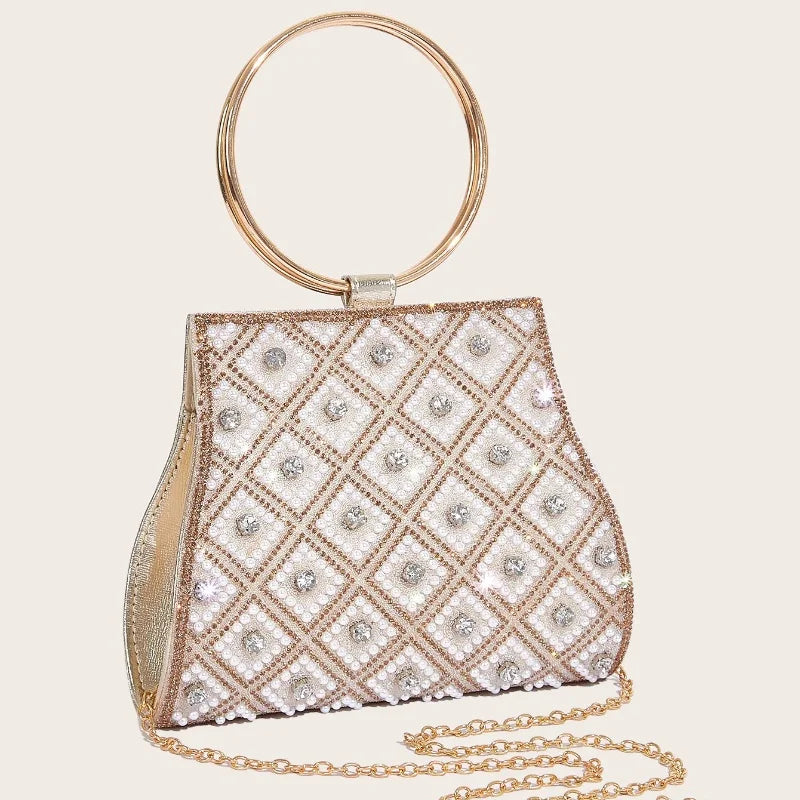 Woman Evening Bag Diamond Rhinestone Clutch Crystal Day