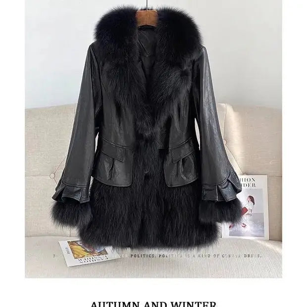 Women 2023 Winter New Imitation Fox Fur Simulation