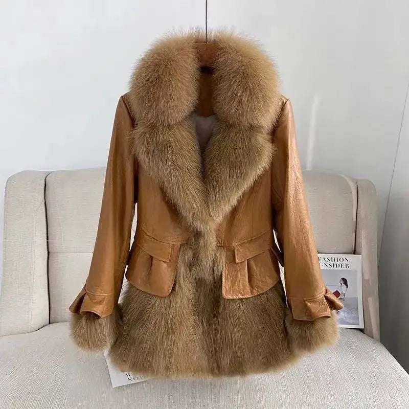 Women 2023 Winter New Imitation Fox Fur Simulation