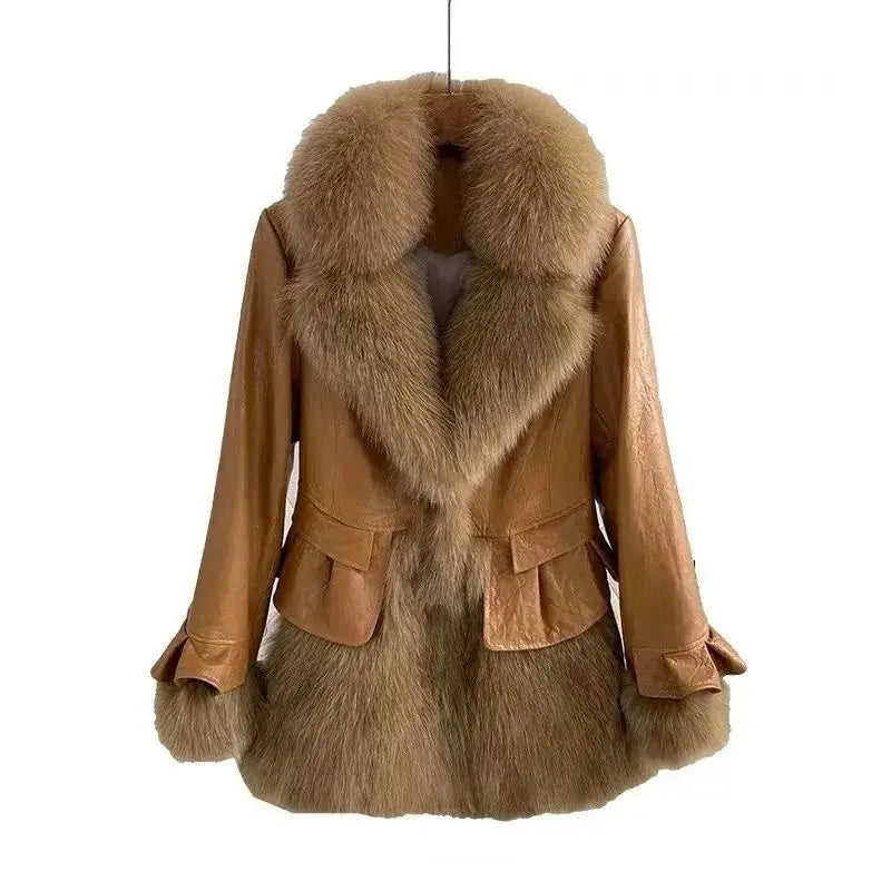 Women 2023 Winter New Imitation Fox Fur Simulation