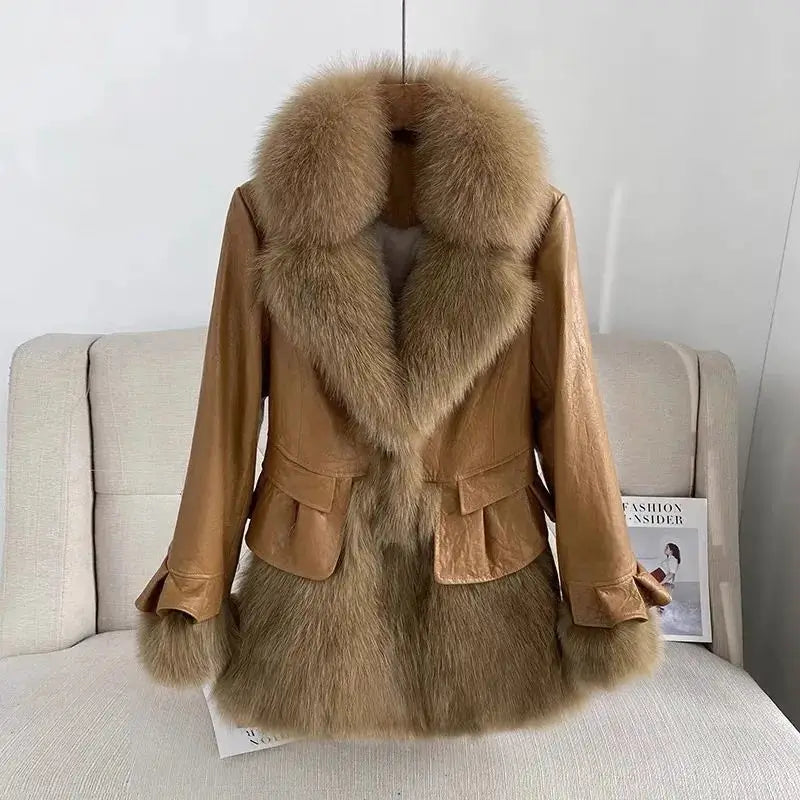 Women 2023 Winter New Imitation Fox Fur Simulation