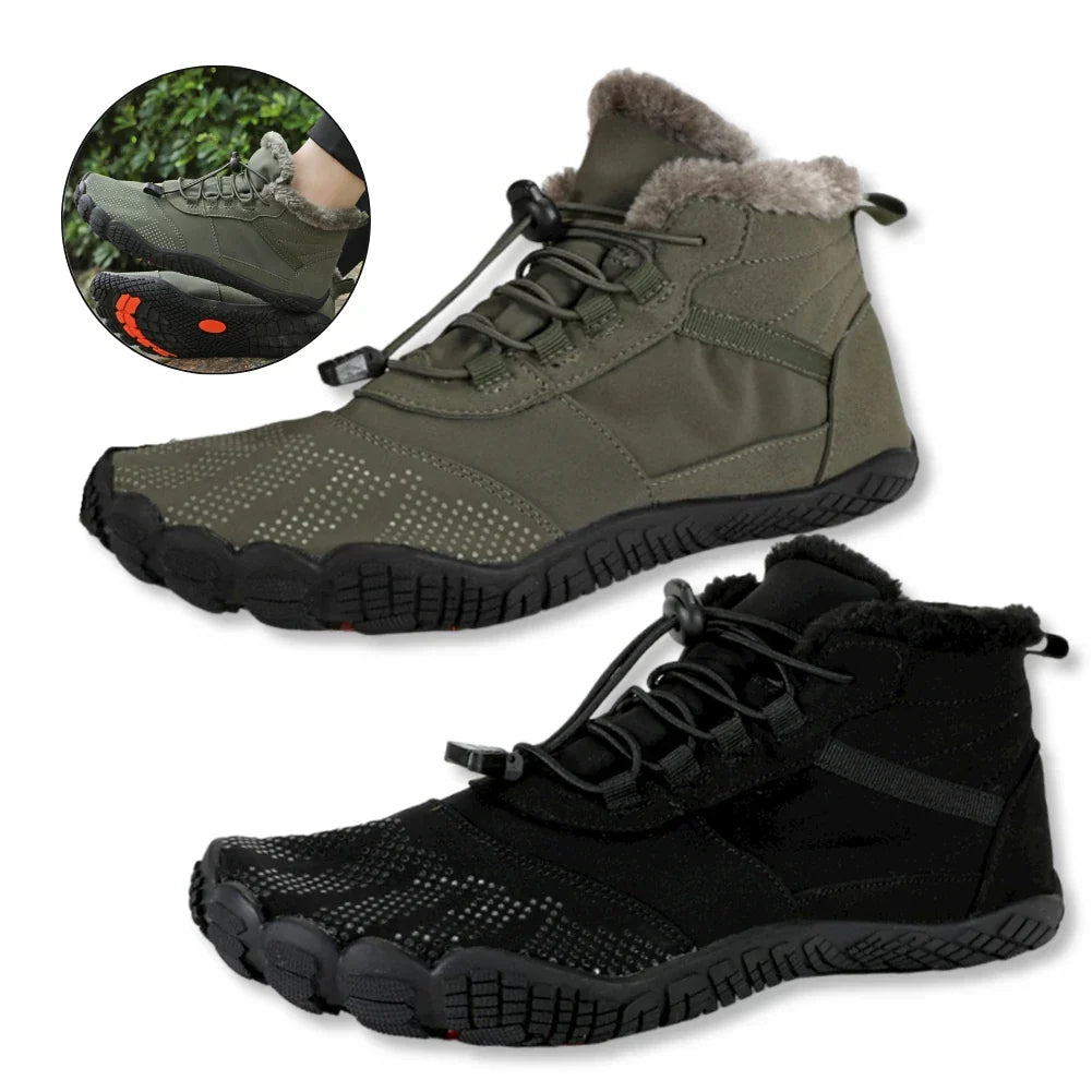 Women Men Winter Booties High-Top Barefoot Trekking Mountain