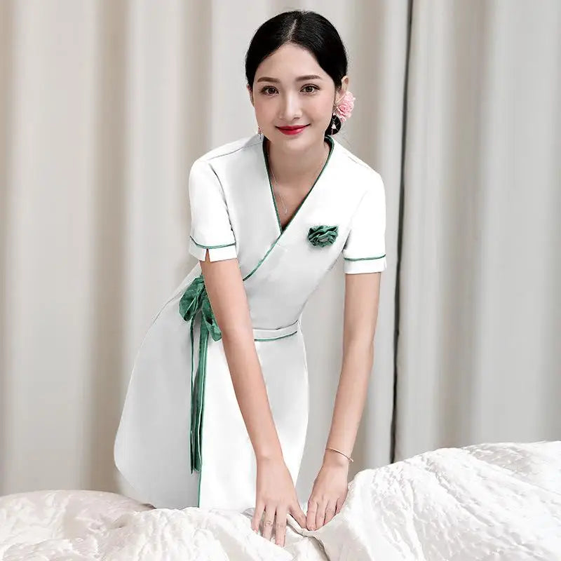 Women Uniform for Beauty Salon Sauna Foot Bath