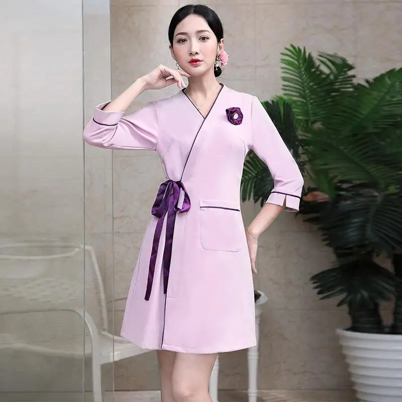Women Uniform for Beauty Salon Sauna Foot Bath