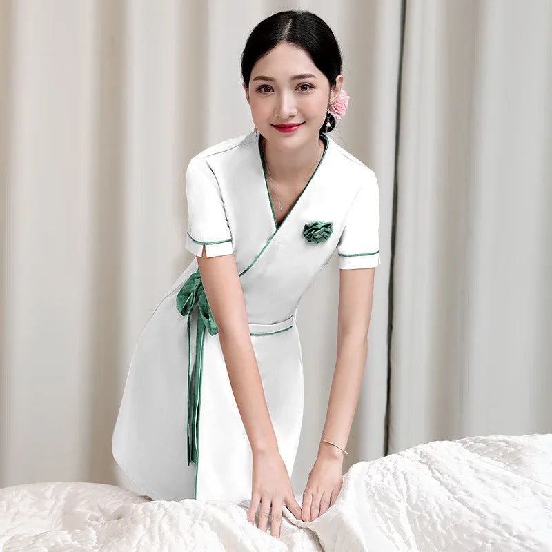 Women Uniform for Beauty Salon Sauna Foot Bath
