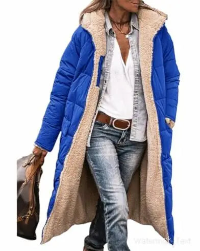 Women's 2024 Warm Winter Coats Reversible Sherpa Fleece
