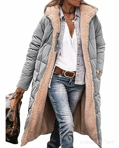 Women's 2024 Warm Winter Coats Reversible Sherpa Fleece