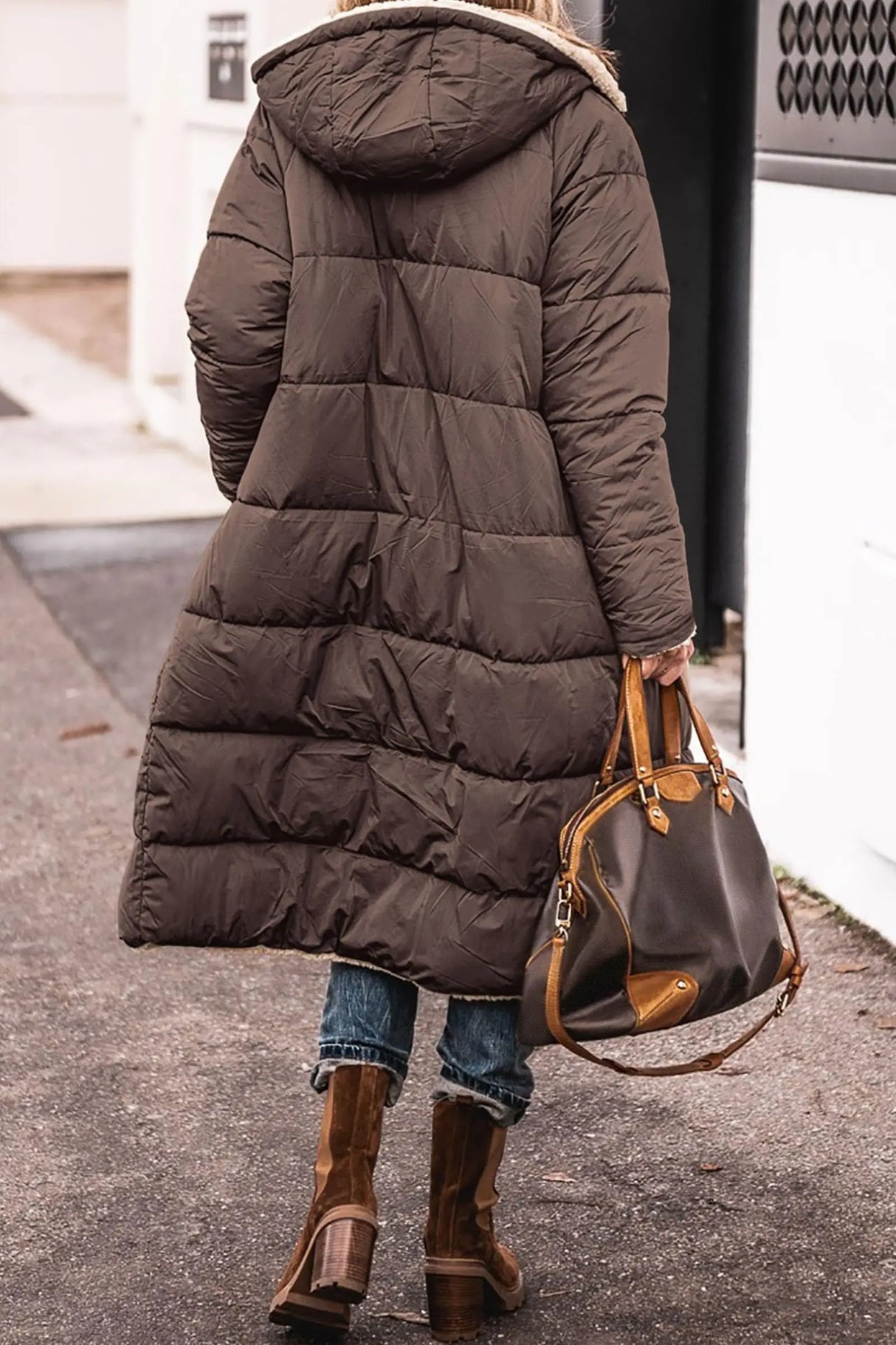 Women's 2024 Warm Winter Coats Reversible Sherpa Fleece