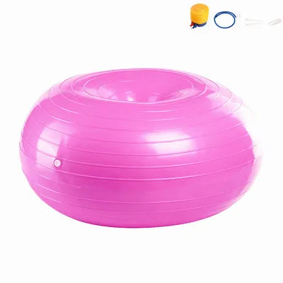 Yoga Ball Exercise Fitness Pilates Donut Balance Fitness
