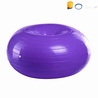 Yoga Ball Exercise Fitness Pilates Donut Balance Fitness