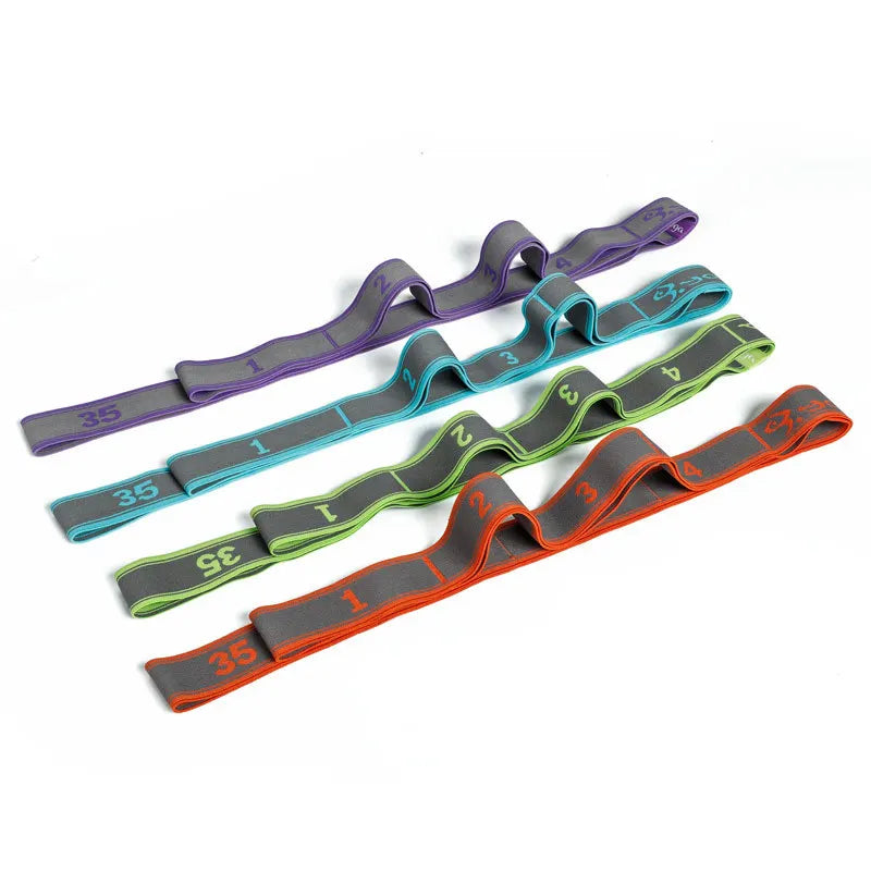 Yoga Pull Strap Belt Polyester Latex Elastic Latin