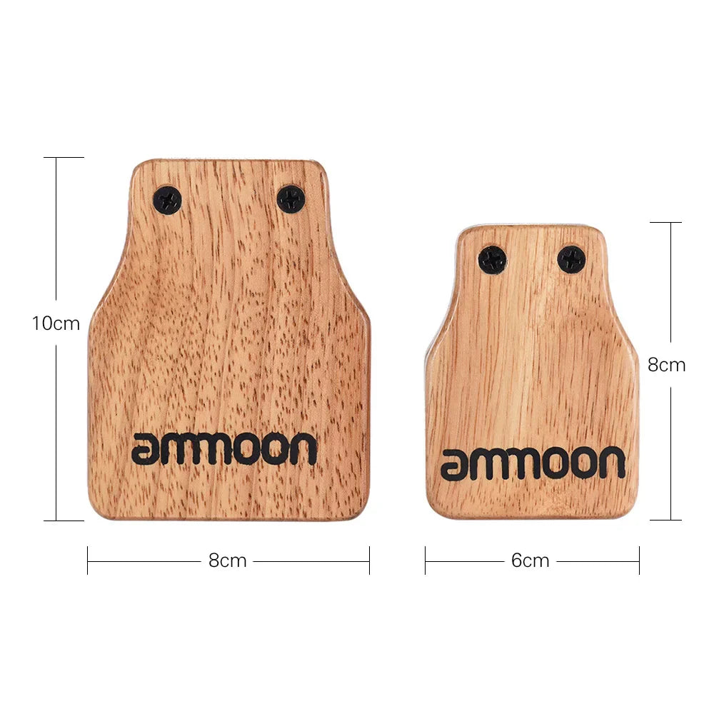 ammoon 2pcs Cajon Box Drum Large & Medium