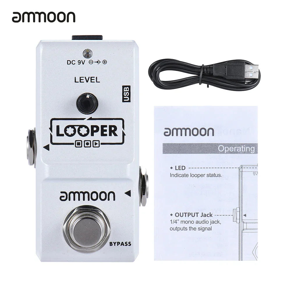 ammoon AP-09 Looper Guitar Pedal Nano Series Loop