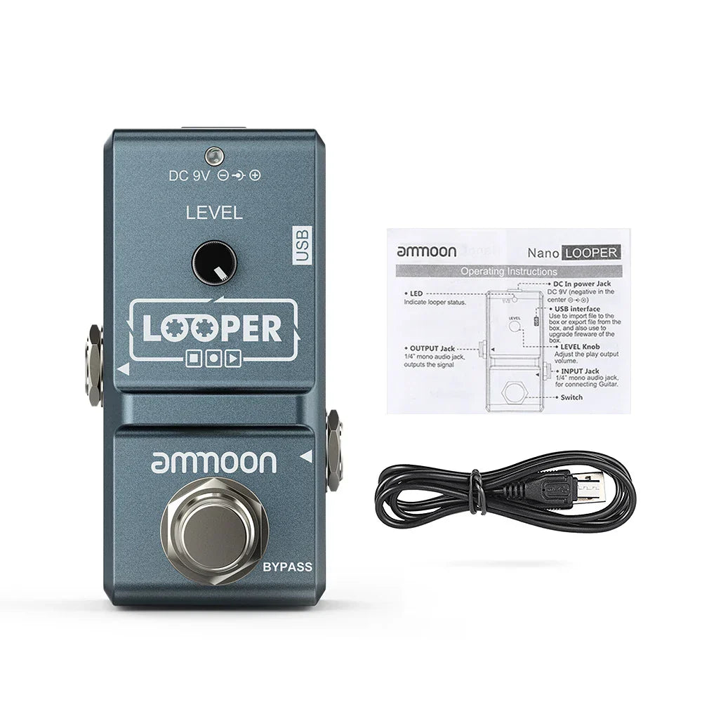ammoon AP-09 Looper Guitar Pedal Nano Series Loop