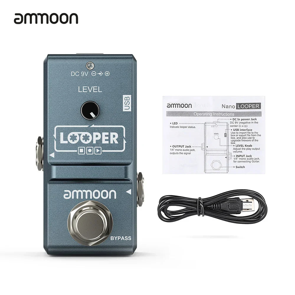 ammoon AP-09 Looper Guitar Pedal Nano Series Loop