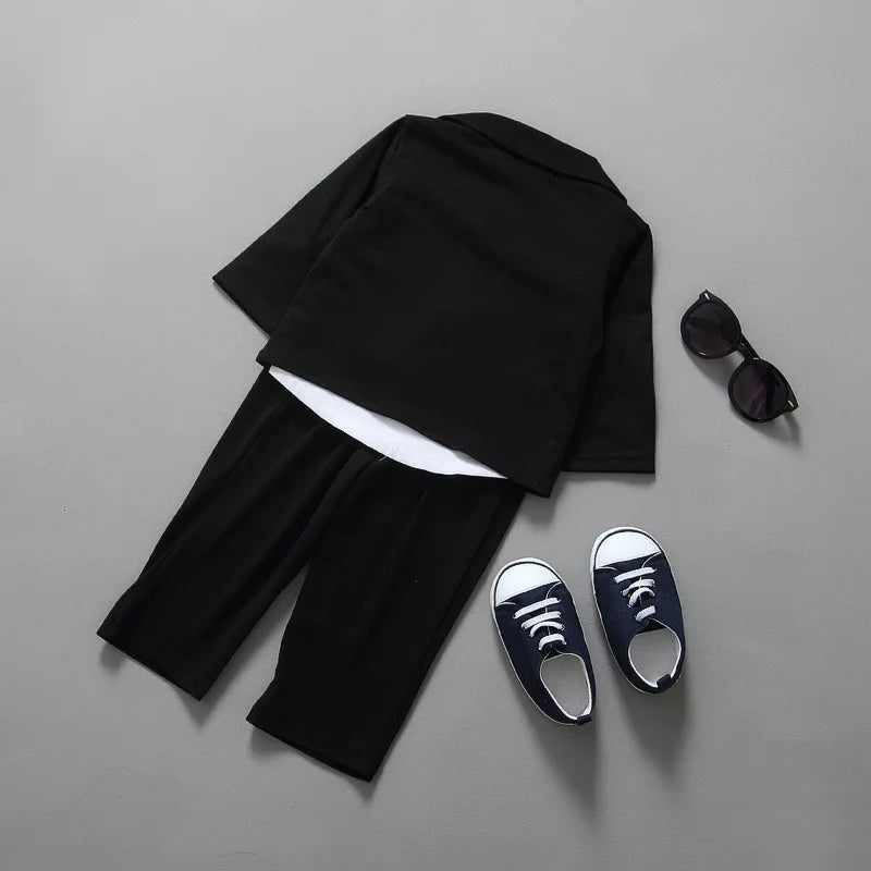 baby clothing Sets Romper Gentleman baby boys clothes