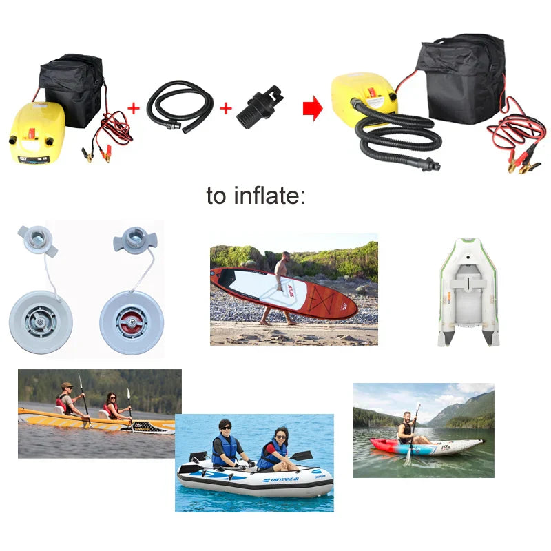 electrical high pressure DC12V electric air pump inflatable