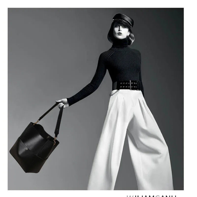 fashion bucket bag women crossbody bag shoulder bag
