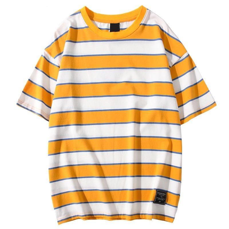 Orange Stripe Vintage Men's Tee