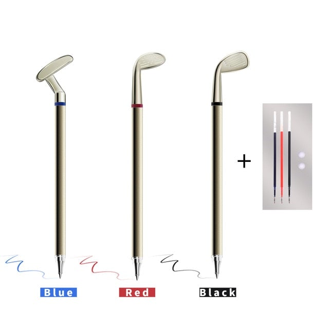 Reginald Golf Club Pens (Driver, Iron, Putter) (Standard