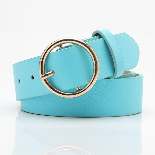 Vasi Belt Gold Blue