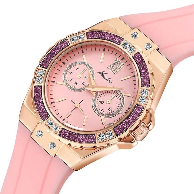 Monique Chronograph Rose Gold Pink