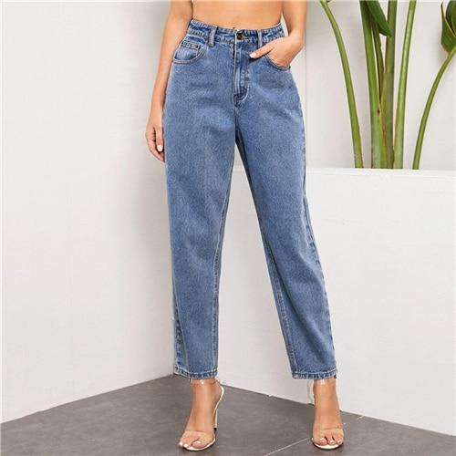 Charli Boyfriend Jeans - Blue