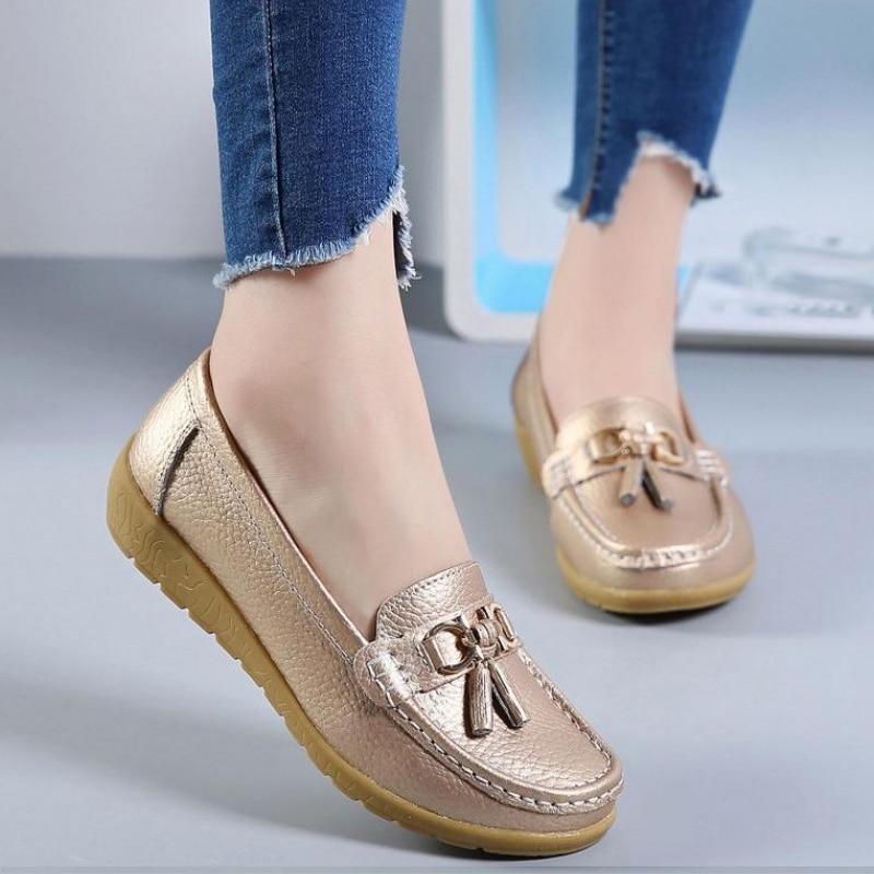 Nellie Flats Metallic Gold