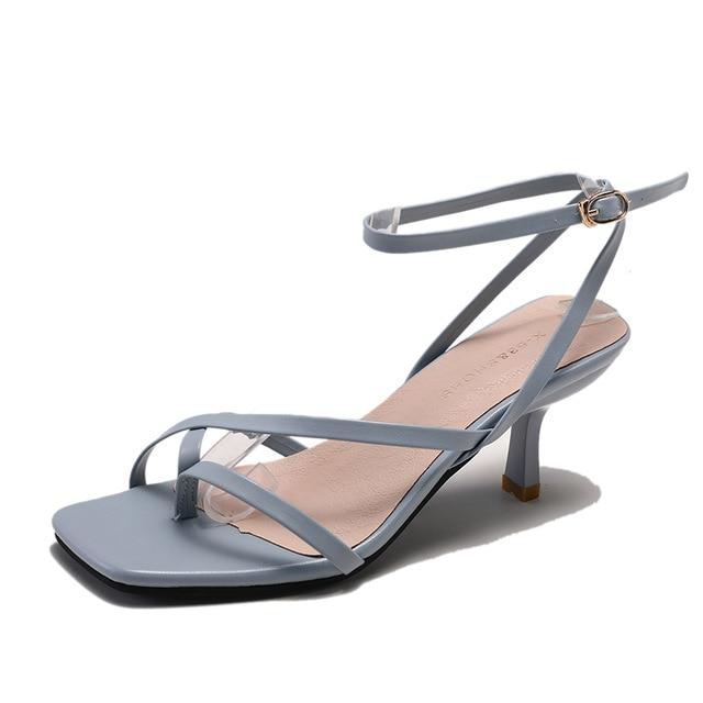 Valerie Heels Low Gray