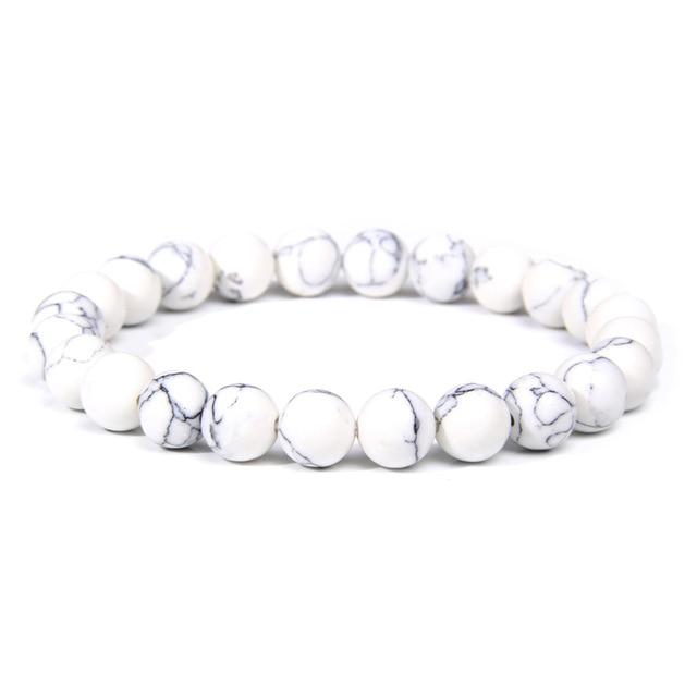 White Marble Bracelethowlite