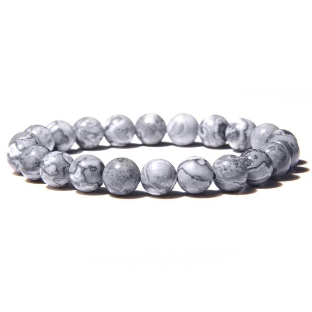 Stone Braceletmap jasper
