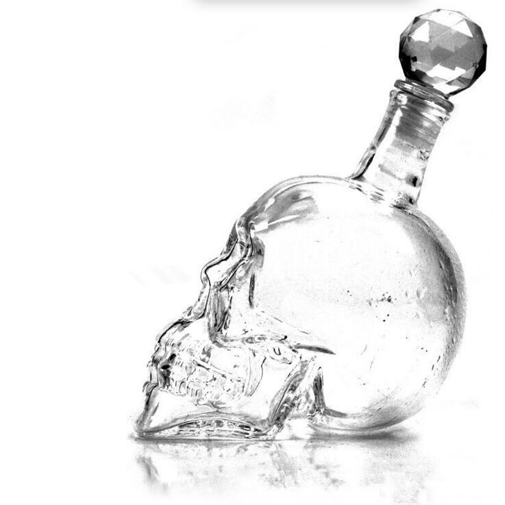 Crystal Skull Whiskey Decanter
