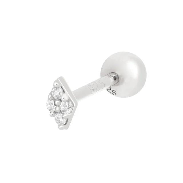 Risette Earrings Silver