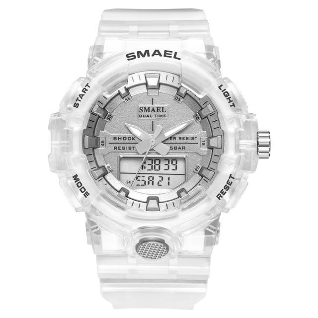 Trax Ops Watch Clear Silver